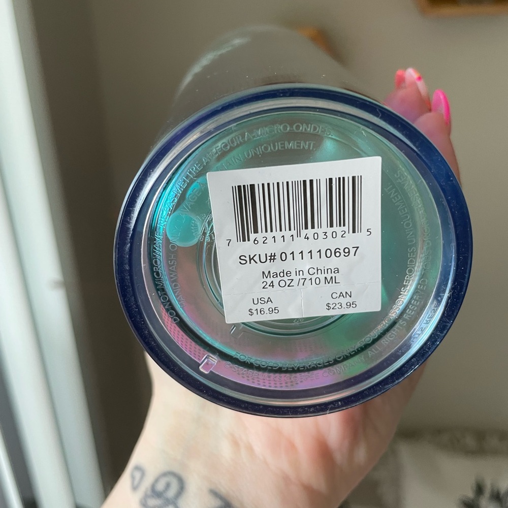 Starbucks 2020 mermaid tail tumbler